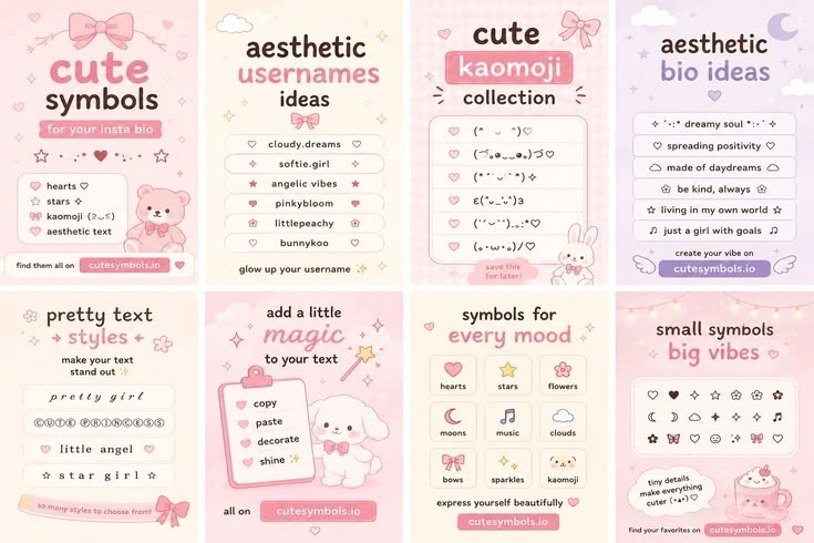 Cute symbols collection